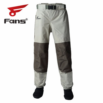 8Fans 3-Ply Breathable Neoprene Waterproof Waist Waders